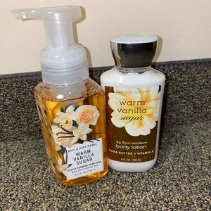 Hand soap and body lotion